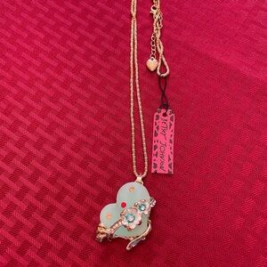 Betsey Johnson Heart Pendant Necklace